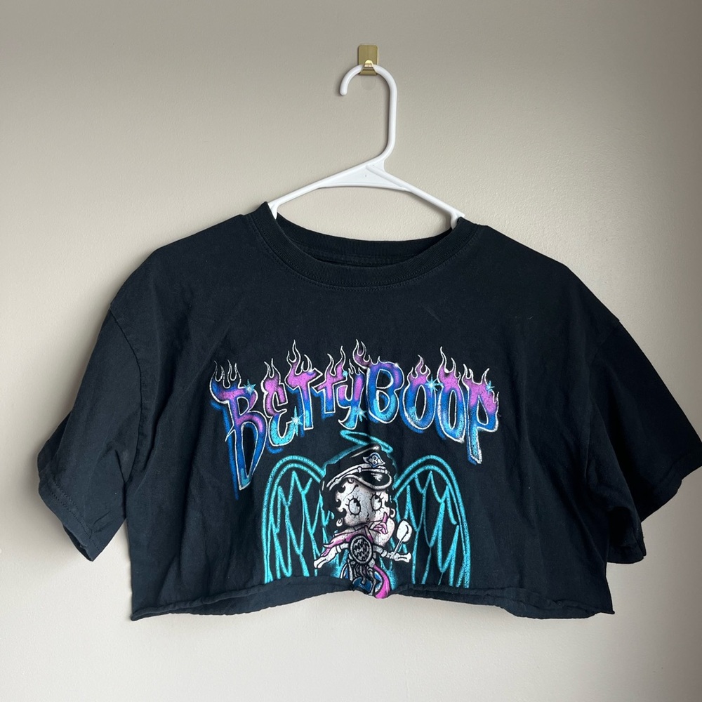 Betty Boop cropped shirt